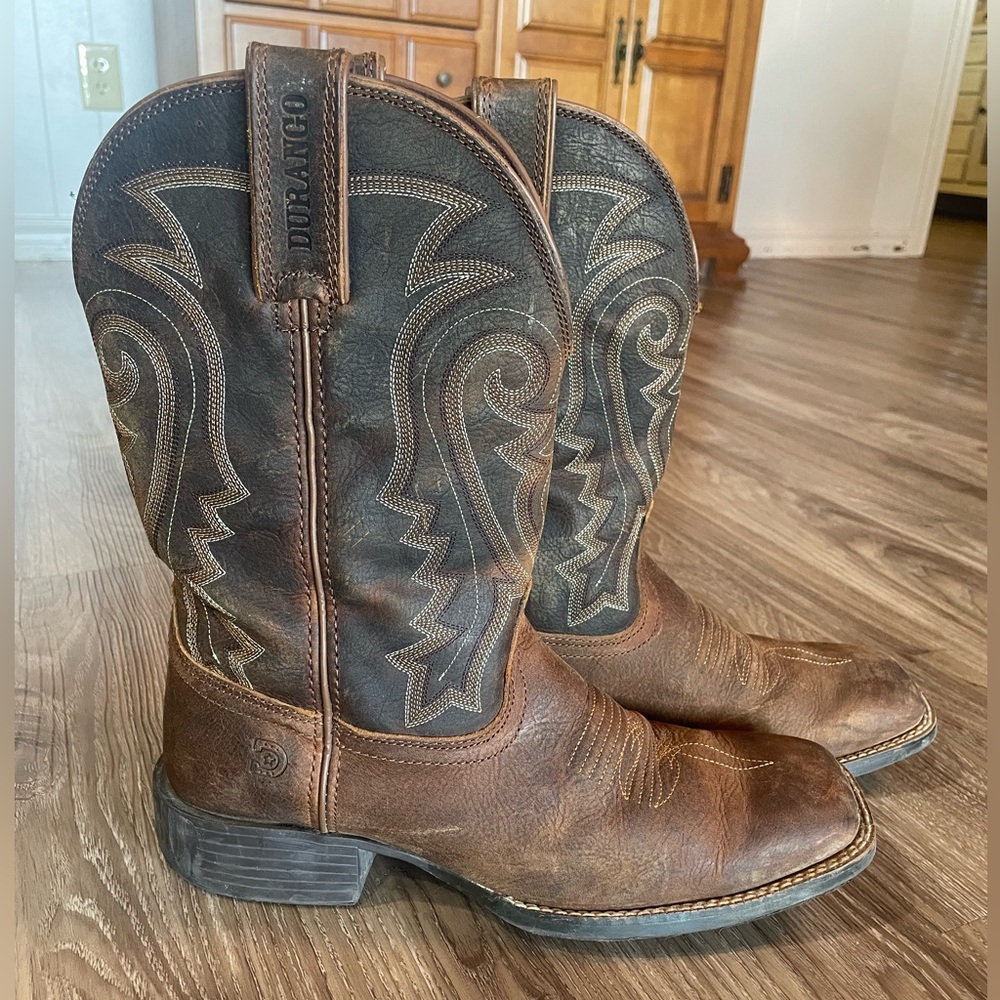 Durango Westward Prairie Brown Western Boot Size 9.5M
